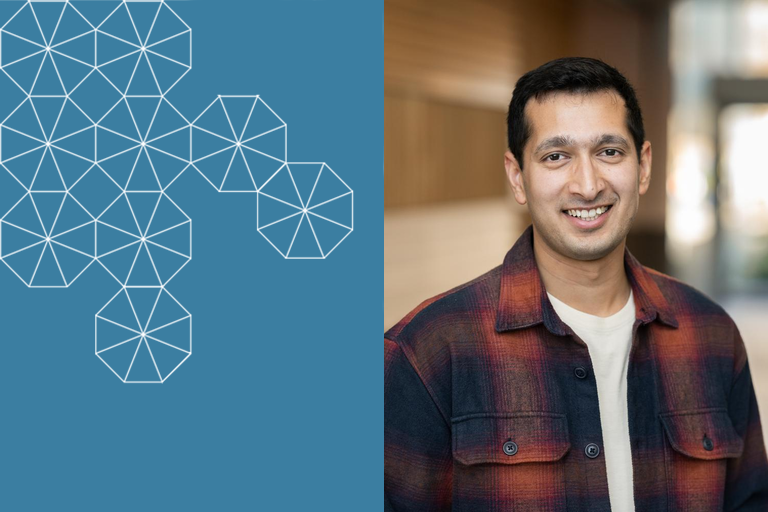 Umesh Singla, an Indian man with short hair, smiles at the camera wearing a red and black flannel jacket